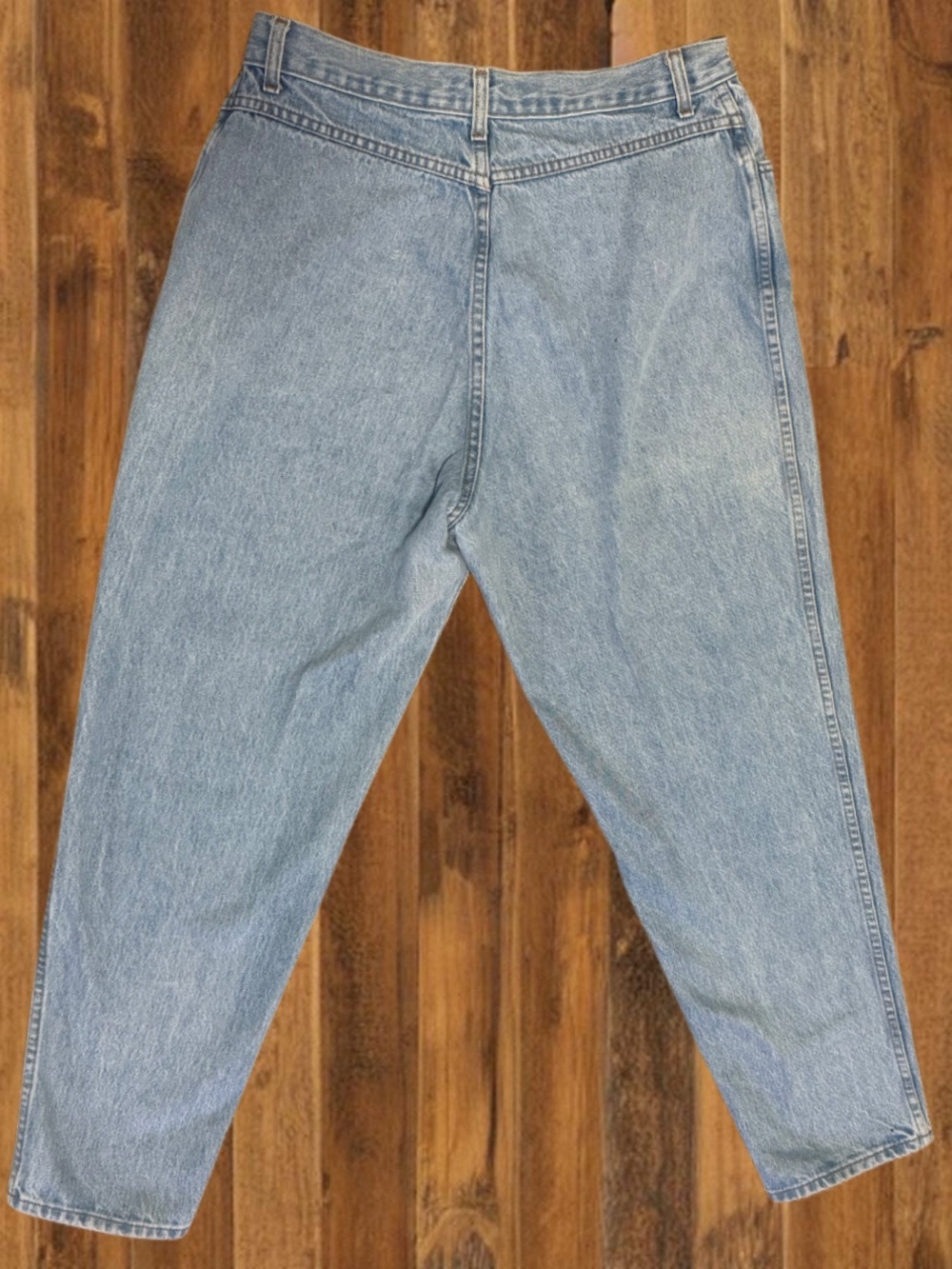Vintage Jeanswork & Company High Rise Mom Jeans Light Wash Denim 38 - Picture 2 of 7